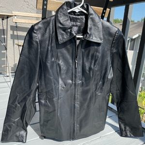 New York & Company leather jacket size small